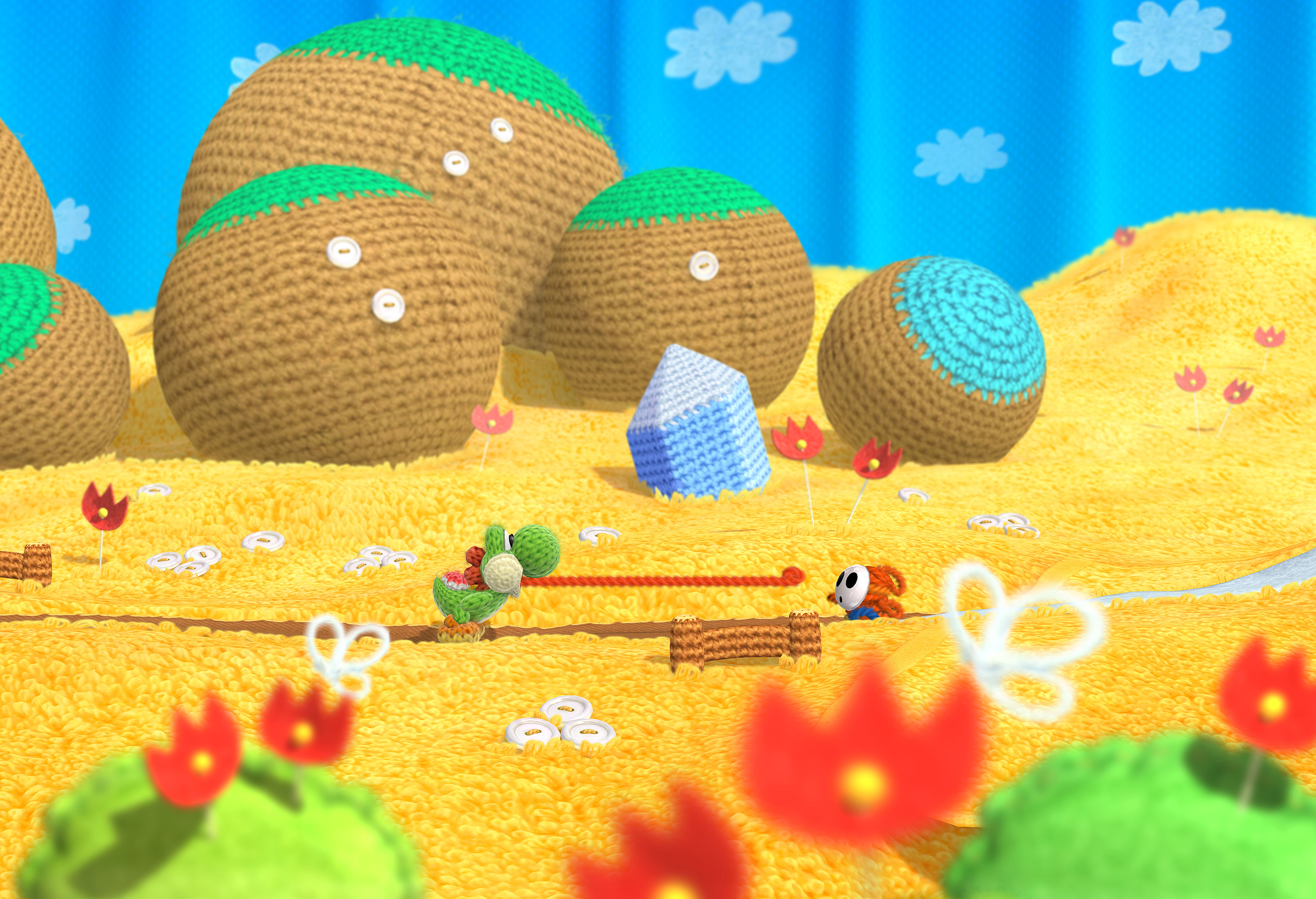 Amazing Yoshi's Woolly World Pictures & Backgrounds