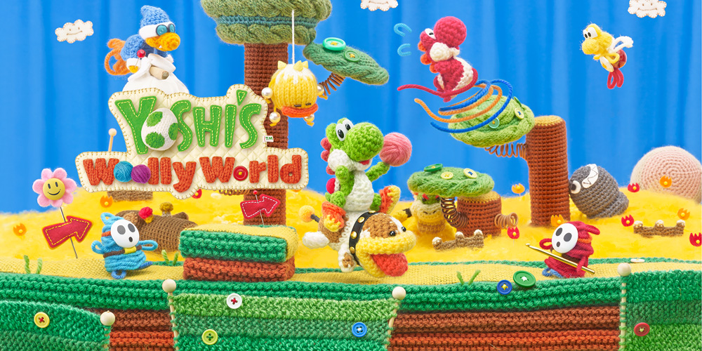 Yoshi's Woolly World Backgrounds on Wallpapers Vista
