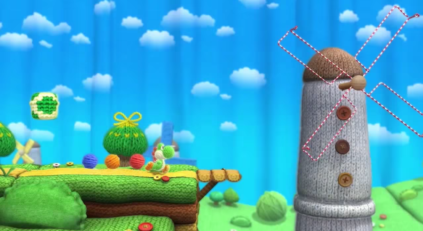 Yoshi's Woolly World Backgrounds, Compatible - PC, Mobile, Gadgets| 853x467 px