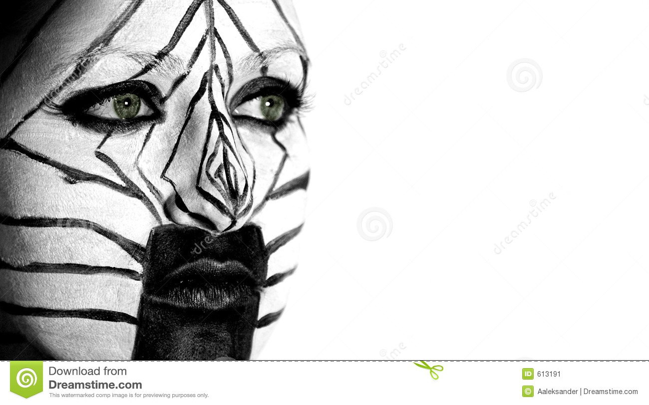 Nice Images Collection: Zebra Girl Desktop Wallpapers