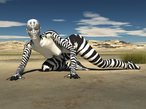 Zebra Girl #11
