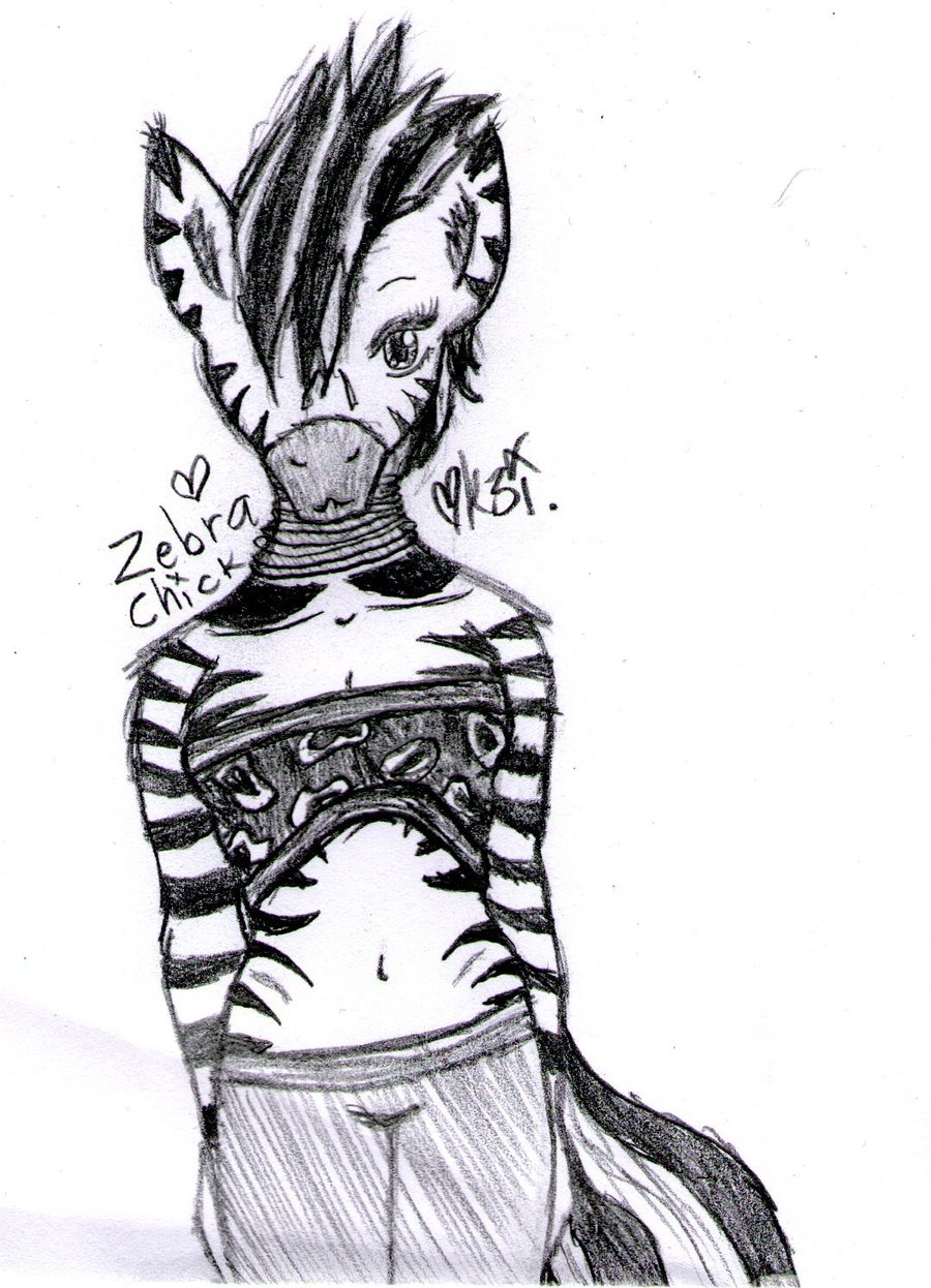 Zebra Girl #9