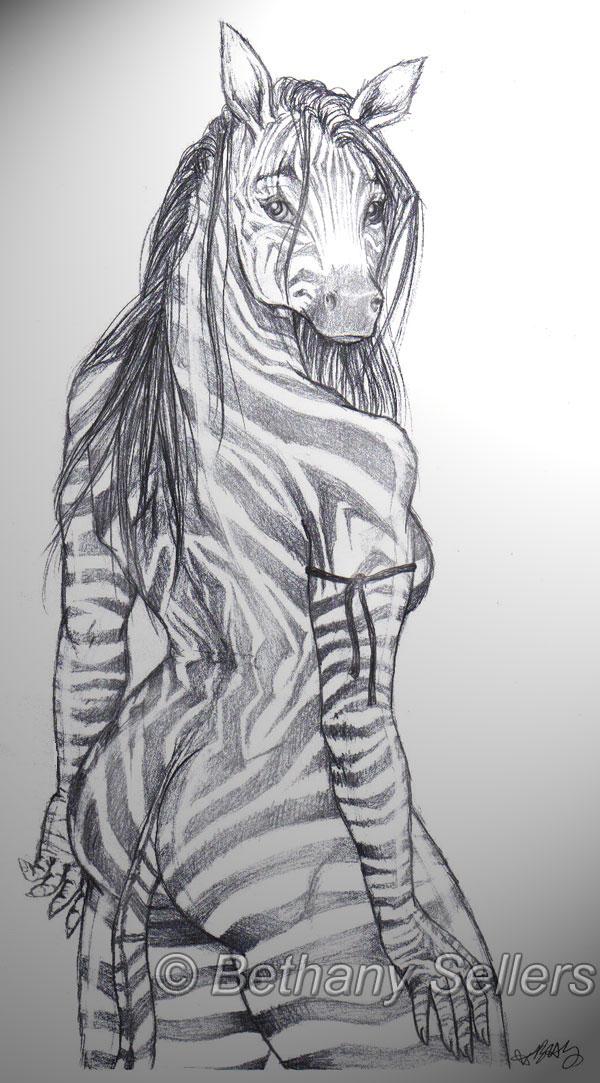 Zebra Girl #1