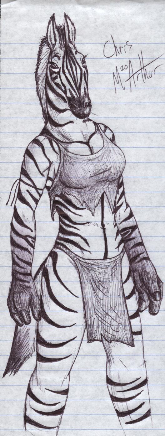 Zebra Girl #3