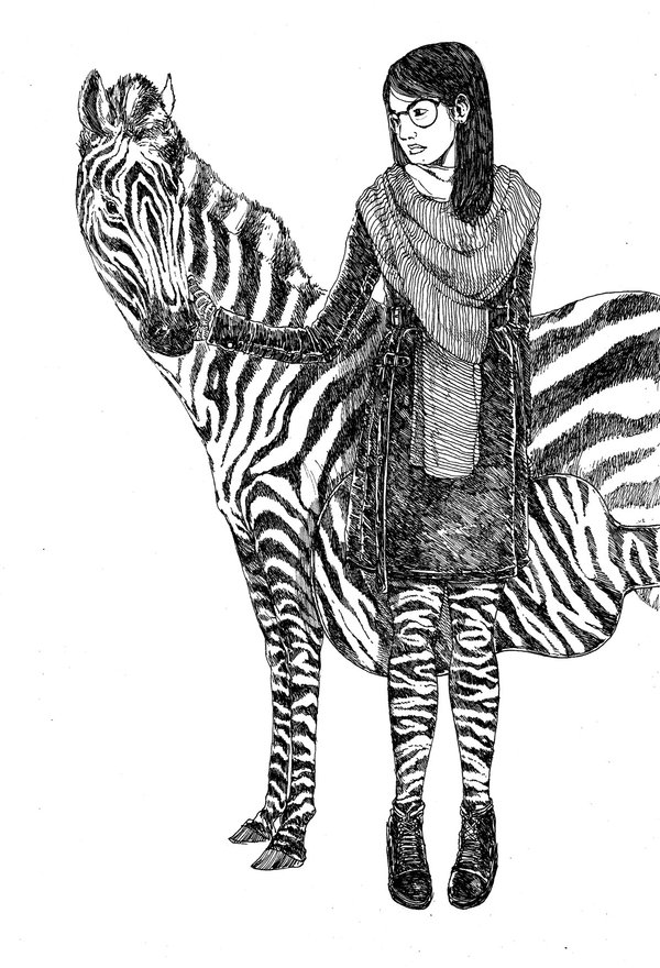 Zebra Girl #13
