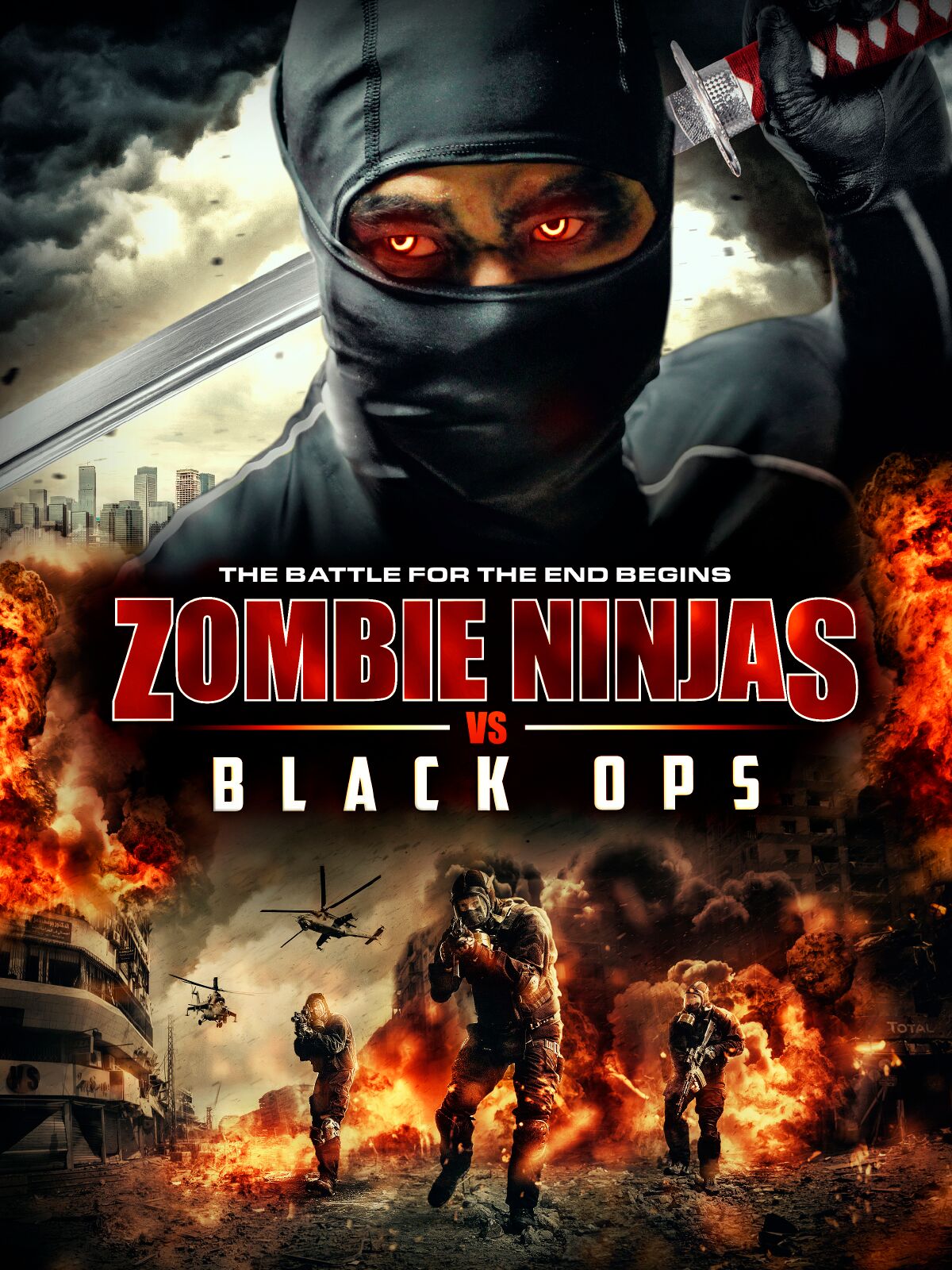 HD Quality Wallpaper | Collection: Movie, 1200x1600 Zombie Ninjas Vs Black Ops