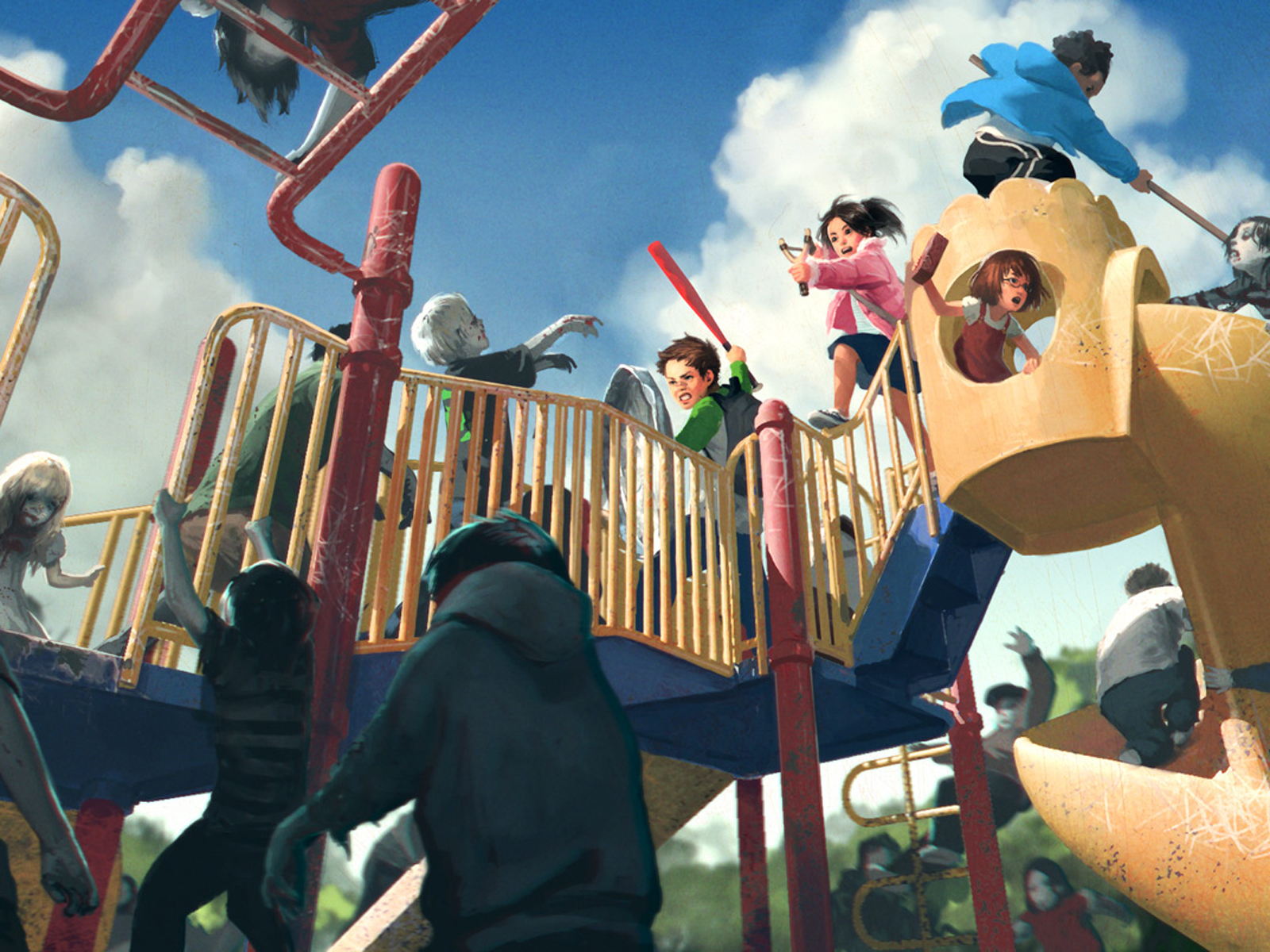 Zombie Playground Pics, Video Game Collection