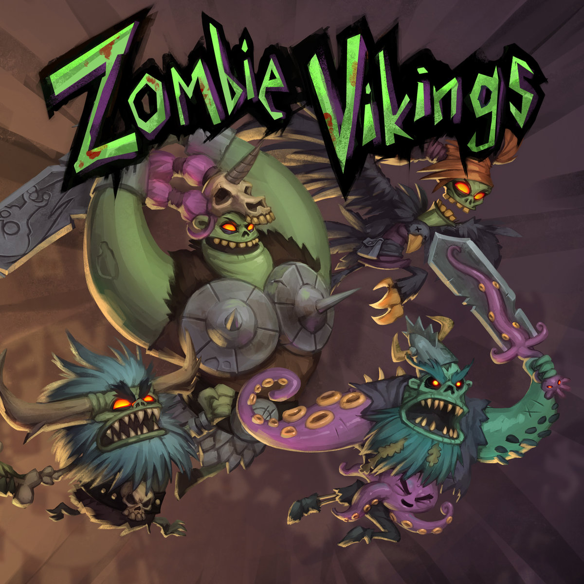 Zombie Vikings Backgrounds, Compatible - PC, Mobile, Gadgets| 1200x1200 px