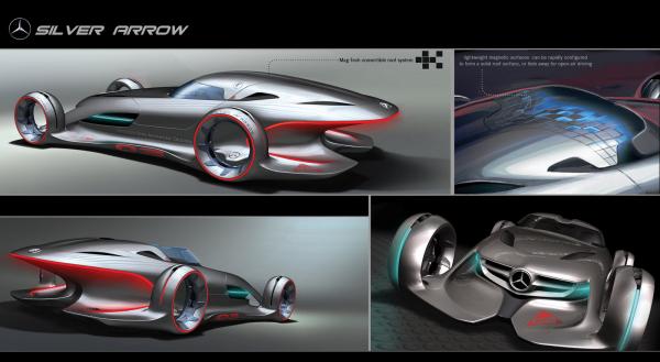 preview Mercedes Benz Silver Arrow Concept